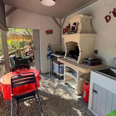 Chambre Independante Climatisee, Cuisine D'Ete, Piscine Sartène Dış mekan fotoğraf