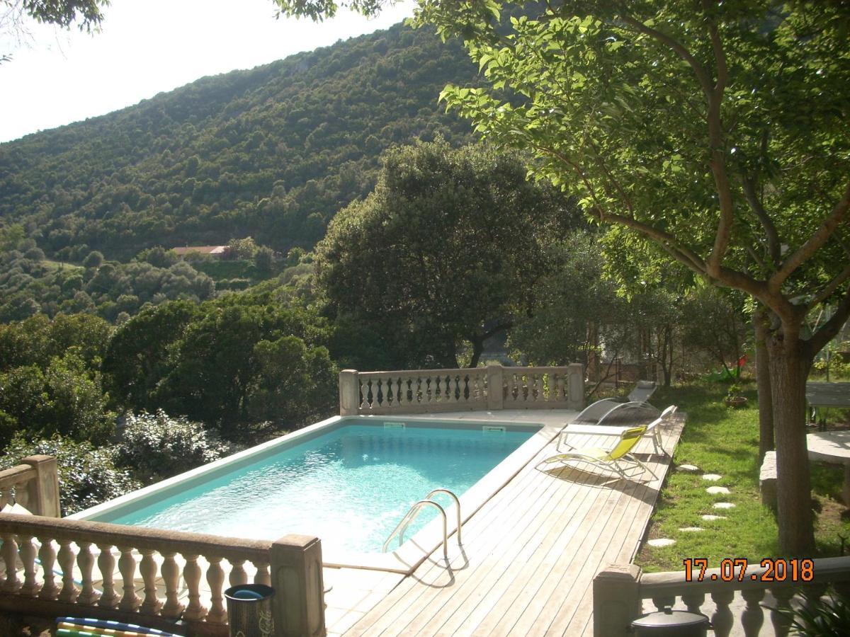Chambre Independante Climatisee, Cuisine D'Ete, Piscine Sartène Dış mekan fotoğraf